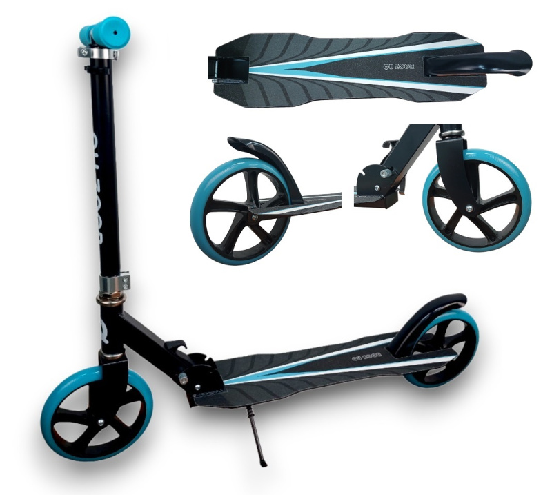 Самокат 2-х колесный PU 200 мм (Blue/синий)