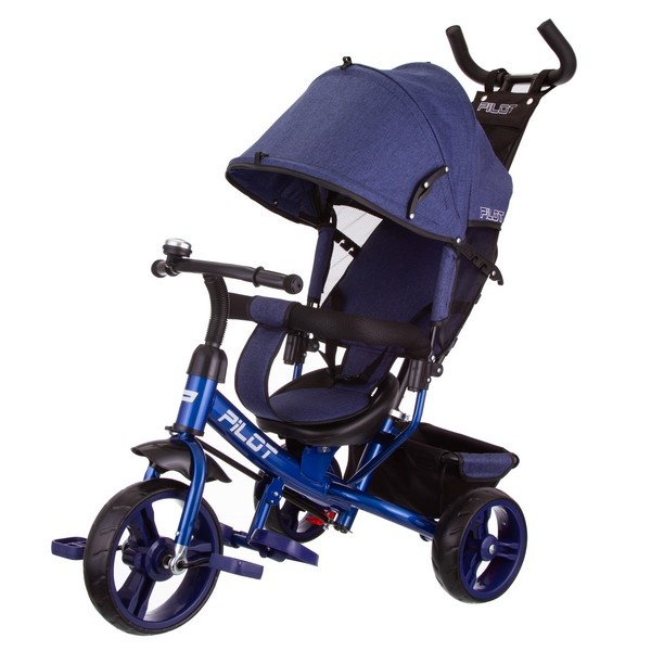 Велосипед трехколесный "Pilot" 10/8 (PT3B Синий)