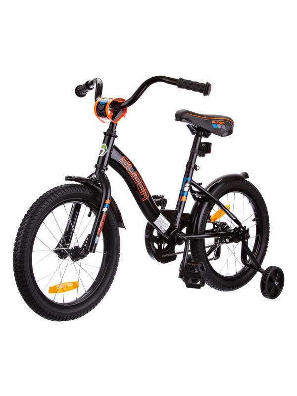 Велосипед Slider Dream  D 16" (9  Черный/оранжевый IT106089)